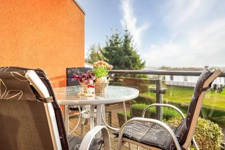 Balkon Mühlenstrasse 23 - Wohnung Boddenstern