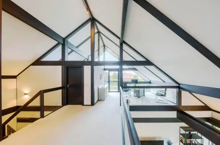 Ferienhaus HUF-Haus in Waren (Waren Müritz) Blick in den offenen Arbeitsbereich  HUF-Haus