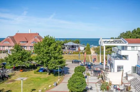 Ferienwohnung Ostseeblick Aparthotel Zingst - Terrassenblick  Ostseeblick