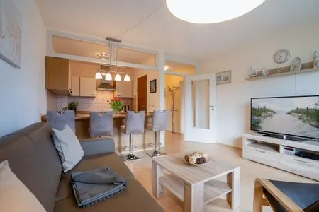 Wohnzimmer (DKK1e) Ferienwohnung Seepferdchen