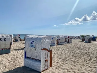 Sommer, Sonne, Strand in Dahme Ferienhaus an der Au