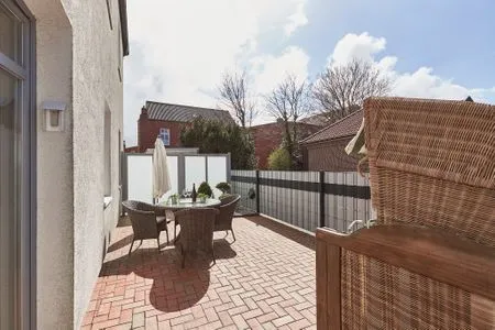 Terrasse Haus Stella Maris - Ferienwohnung Lichtblick