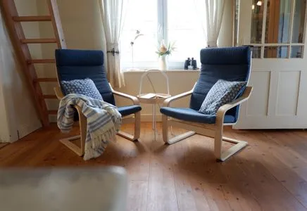 Wohnzimmer Ferienhaus Hedwigsblick