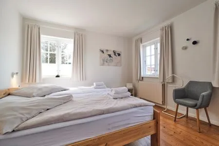 Schlafzimmer im Erdgeschoss Landhaus Markerup