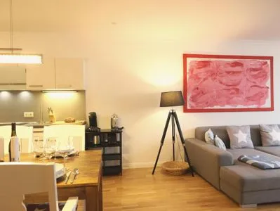 Wohnzimmer Strandstr. 6, Whg. 9