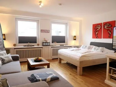 Wohnzimmer Strandstr. 6, Whg. 9