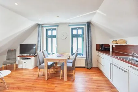 Wohnzimmer Villa Wilhelmine - Ferienwohnung Klein-Wiebke