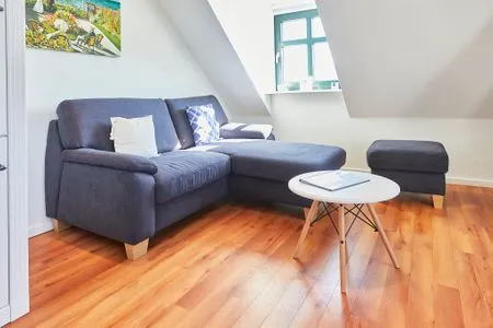 Wohnzimmer Villa Wilhelmine - Ferienwohnung Klein-Wiebke