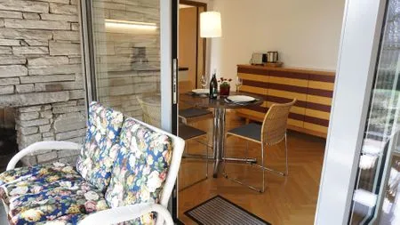Terrasse Ferienwohnung Oase am Rosenhag