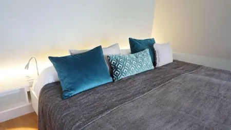 Schlafzimmer Ferienwohnung Weitsicht