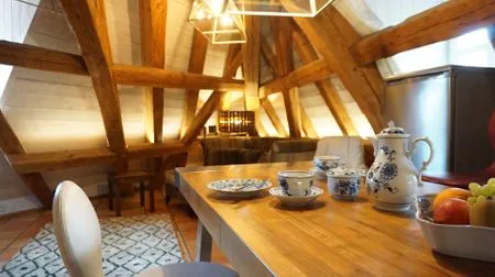Wohnzimmer Ferienwohnung Am Klosterhof