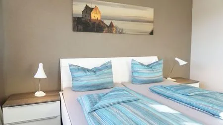 Schlafzimmer Ferienwohnung Am Roten Turm