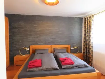 Schlafzimmer Ferienwohnung Altes Museum