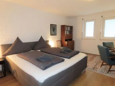 Schlafzimmer Ferienwohnung Am Strandbad
