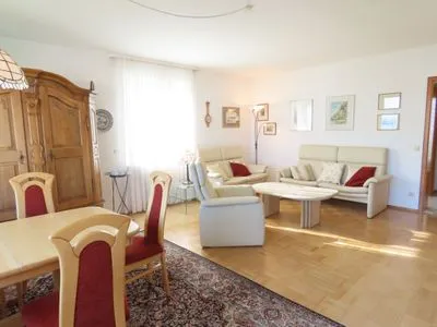 Wohnzimmer Ferienwohnung Seestraße Ost