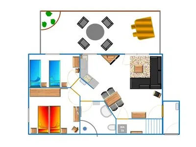 Grundriss Haus Stella Maris - Ferienwohnung Lichtblick