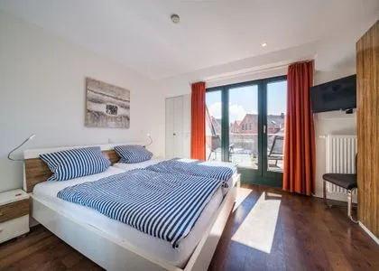 Schlafzimmer Villa Wilhelmine - Ferienwohnung Jan