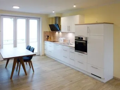 Essbereich der Ferienwohnung Weiße Düne 5 in Wittdün auf Amrum Haus *Weiße Düne* Ferienwohnung *Weiße Düne 5*