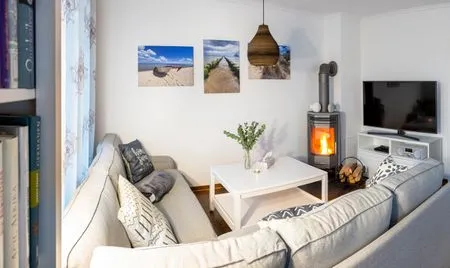 Wohnzimmer Ferienhaus Leselust