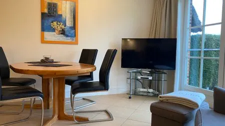 Wohnzimmer Hus op de Wurth Ferienwohnung 4