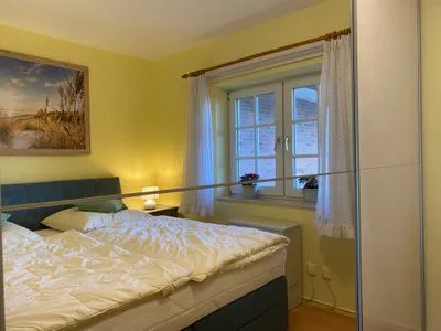 Schlafzimmer Hus op de Wurth Ferienwohnung 7