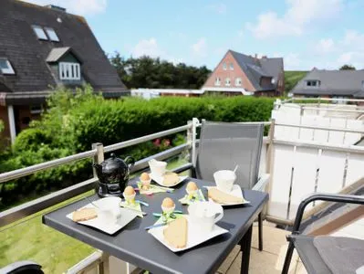 Balkon Uthlandstr. Haus Carolina, Whg. 3