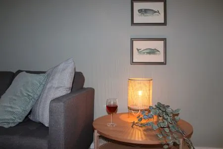 Küche / Küchenzeile Hus op de Wurth Ferienwohnung seaside sixteen