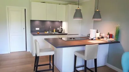 Küche / Küchenzeile Hus op de Wurth Ferienwohnung Deichblick