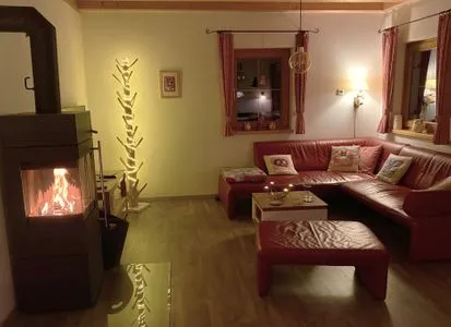 Wohnzimmer Eulennest - Feriendorf Via Claudia Haus 81