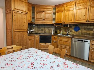 Küche / Küchenzeile Ferienwohnung "Amperschlucht"