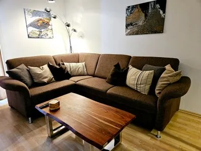 Wohnzimmer Feriendorf Hochbergle Haus 135