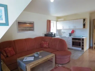 Wohnzimmer Seeschlößchen Ferienwohnung 7