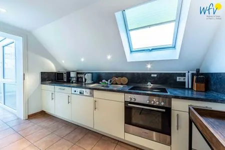 Küche / Küchenzeile Huus an de Tune Ferienwohnung Fidellapje