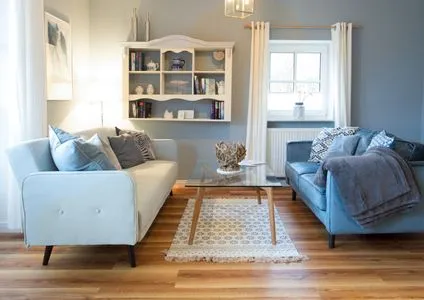Wohnzimmer Haus Süderpiep Whg. Robbe