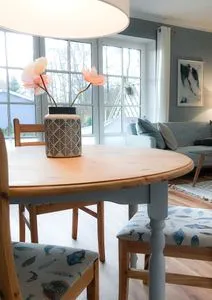 Wohnzimmer Haus Süderpiep Whg. Robbe