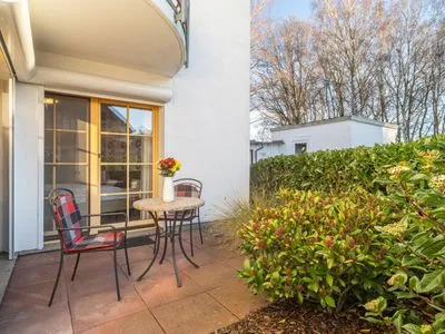 Terrasse Ferienpark Freesenbruch Wohnung 2.1 - Möwennest