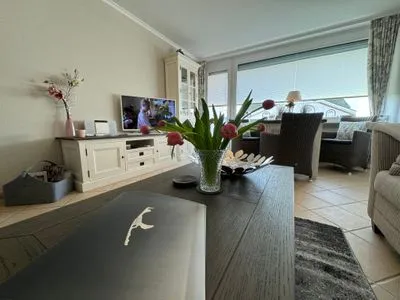Wohnbereich Ferienwohnung im Haus Strandstr.22 Strandläufer- App. 51