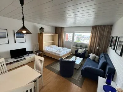 Schlafzimmer Ferienwohnung im Haus Nordland App 82