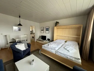 Schlafzimmer Ferienwohnung im Haus Nordland App 82