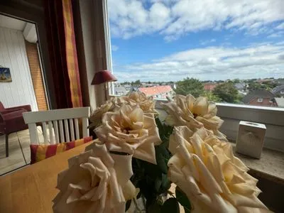 Wohnzimmer Ferienwohnung im Haus Nordland App 88