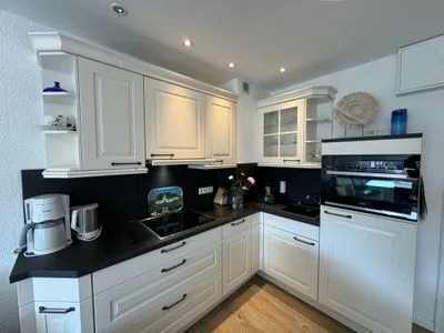 offene Küche Ferienwohnung im Haus Nordland App 30