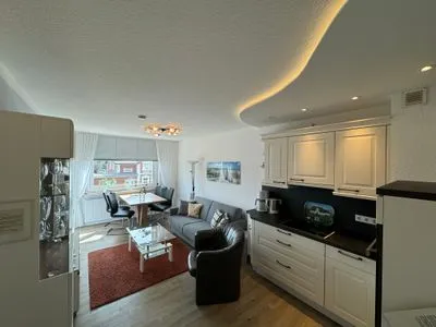 Wohnzimmer Ferienwohnung im Haus Nordland App 30