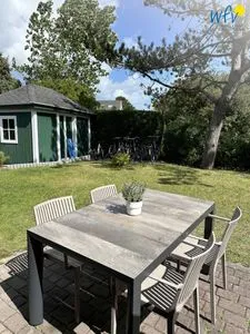 Terrasse Haus Dünenrose Ferienwohnung Seehund