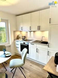 Küche / Küchenzeile Haus Dünenrose Ferienwohnung Seehund