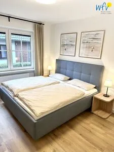 Wohnzimmer Haus Dünenrose Ferienwohnung Seehund