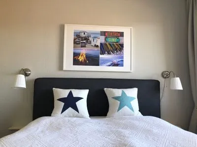 Schlafzimmer Ferienwohnung im Haus Nordland App 34