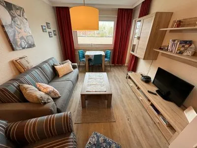 Wohnzimmer Ferienwohnung im Haus Nordland App 36