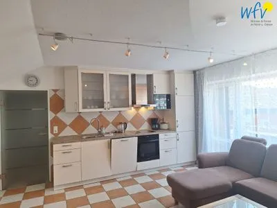 Küche / Küchenzeile Holiday Residenz II Ferienwohnung Borkumer Abendsonne