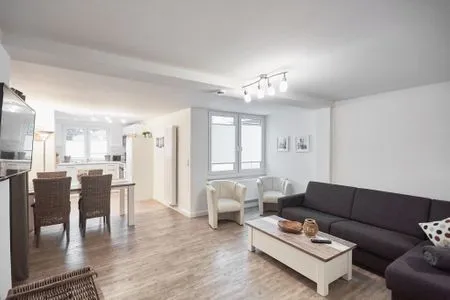 Wohnzimmer Borkumer Hof - Ferienwohnung 7 - Haus Elisa