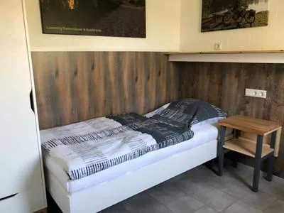 Schlafzimmer Fichtenhain - Lastering Ferienhäuser & Apartments
